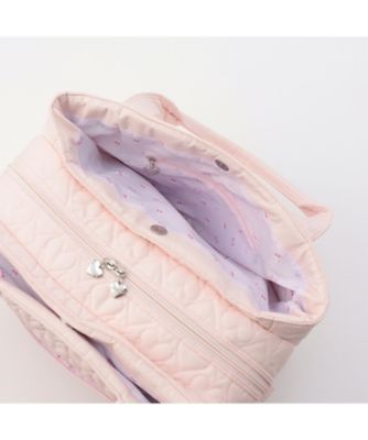 メゾピアノママ ウサギアップリケマザーズバッグショルダー付