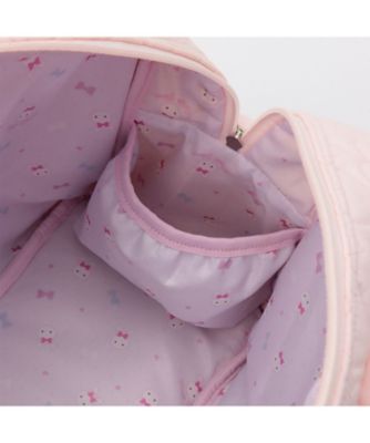 メゾピアノママ ウサギアップリケマザーズバッグショルダー付