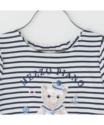ウサギ・ネコ マリン半袖Tシャツ 6062201 | mezzo piano