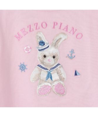 ウサギ・ネコ マリン半袖Tシャツ 6062201 | mezzo piano