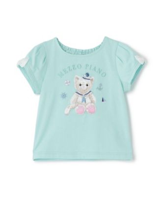 ウサギ・ネコ マリン半袖Tシャツ 6062201 | mezzo piano