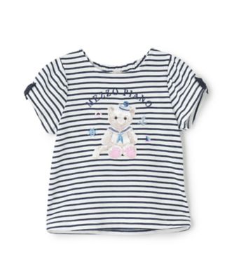 ウサギ・ネコ マリン半袖Tシャツ 6062201 | mezzo piano