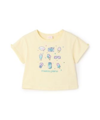 ファンシーポップ刺しゅう 半袖Tシャツ 6062205 | mezzo piano