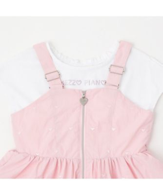 フロントZIPワンピース＆半袖Tシャツセット 6062308