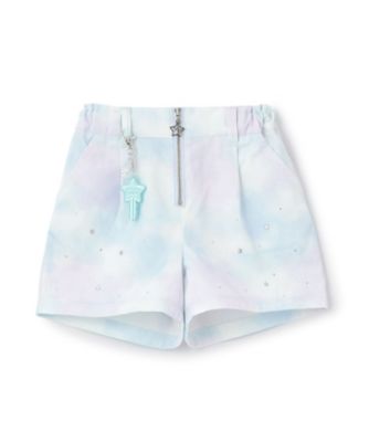 蓄光チャームつき フロントZIPショートパンツ 接触冷感