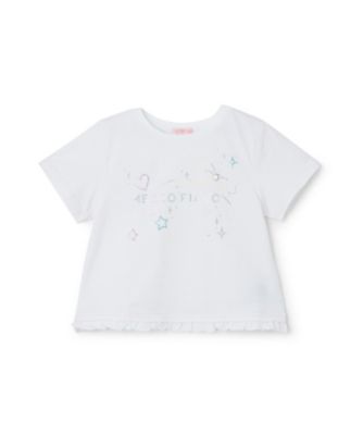 キラキラモチーフロゴ 半袖Tシャツ 6063202 | mezzo piano