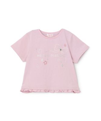 新品未使用タグ付　mezzo piano　Tシャツ３枚セット　160 cm キラキラモチーフロゴ 半袖Tシャツ 6063202 | mezzo piano