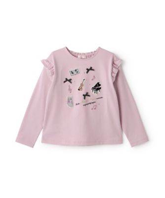 ミュージックワッペン 長袖Tシャツ 6063205 | mezzo piano