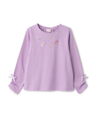 アリスネックレス刺しゅう 長袖Tシャツ 6063212 | mezzo piano