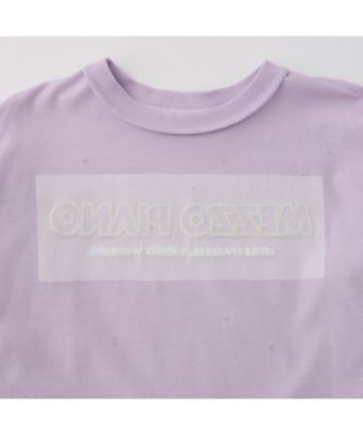 袖ロゴレースライン 長袖Tシャツ 6063219 | mezzo piano
