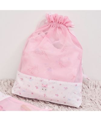 mezzo piano パジャマ　Ｌサイズ　巾着付き メッシュ巾着 大 6063405 | mezzo piano (Baby&Kids)/メゾ