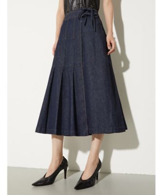 プリーモ 3D デニム ミディ スカート 6101016302 | MAX&Co