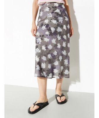 ピローガ 2in1 ジョーゼット アンド ツイル スカート