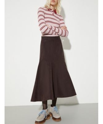 ＜MAX&Co. (Women)＞レンナ　フレア　コットン　ドリル　ミディ　スカート　６１０１０６６１０２