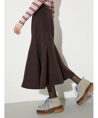 レンナ フレア コットン ドリル ミディ スカート 6101066102