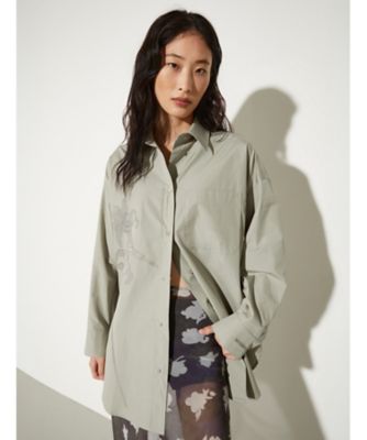 ＜MAX&Co. (Women)＞カンネーティ　エンブロイダード　ポプリン　シャツ　６１１１０１６３０２