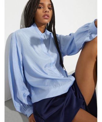 バンダ ストライプ テクスチャード シャツ 6111086102