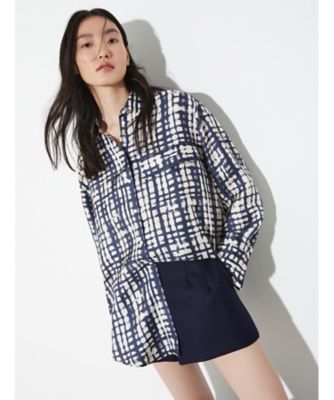 ＜MAX&Co. (Women)＞イリーナ　ピュア　シルク　ツイル　シャツ　６１１６０２５４０２