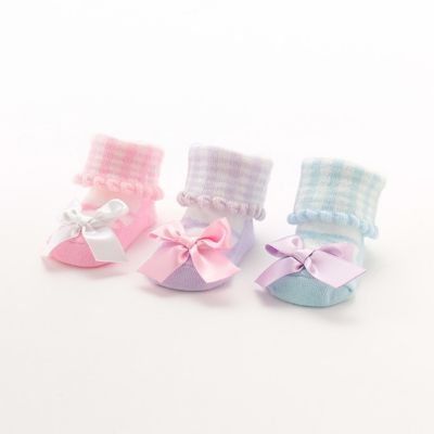 ＜三越伊勢丹/公式＞ agnes b. ENFANT(Baby & Kids)/アニエスベー アンファン AB43 L CHAUSSETTE ベビー b．ロゴソックス 401ピンクソノタ ベビー用靴下・タイツ【三越伊勢丹/公式】