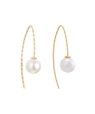 ＜festaria bijou SOPHIA (Women)＞Ｋ１８ＹＧアコヤパールピアス　６２３６６－４２１８００７００