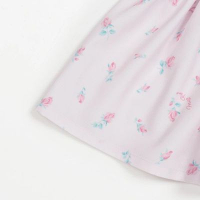 オリジナルボックスつき　ローズつぼみ柄エプロン＆ヘアバンドセット