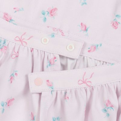 オリジナルボックスつき　ローズつぼみ柄エプロン＆ヘアバンドセット
