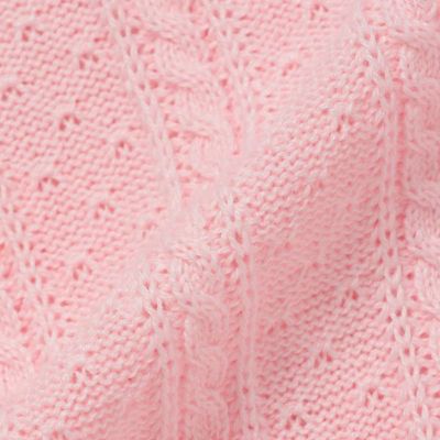 リボン刺繍ニットボレロ