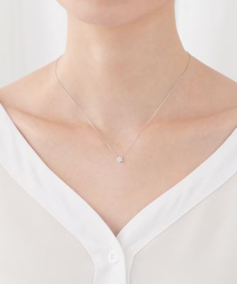 Ｐｔダイヤモンドネックレス　６２４４５－２１２１００１００