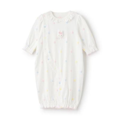 ウサギマスコット付　お花柄２ｗａｙオール　６２５１５０５