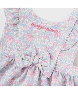 リトルフラワー柄エプロン＆ヘアバンドセット　ＢＯＸ付　６２５１５０６