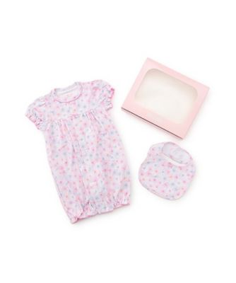 ＢＯＸつき　花柄半袖２ｗａｙオール＆スタイセット　６２５２５０５