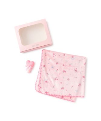 ＜mezzo piano (Baby&Kids)＞ＢＯＸ付　ブランケット＆ハートステッキラトル　セット　６２５３５１９