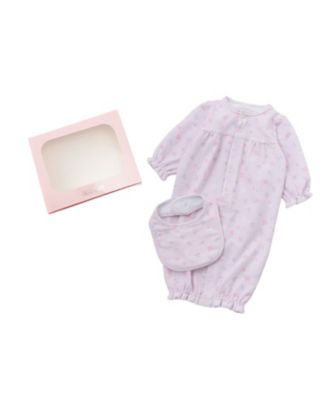 フラワーリボン柄2wayオール＆スタイセット BOX付