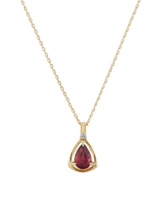 festaria bijou SOPHIA (Women)/フェスタリア ビジュソフィア Ｋ１８ＹＧガーネット／ダイヤモンド　ネックレス　６２５９６－２２１２７００００