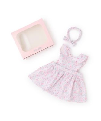 BOX付 フラワー柄エプロン＆ヘアバンドセット 6261504