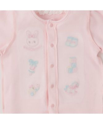 うさぎ刺繍2wayオール 6261507 | mezzo piano (Baby&Kids