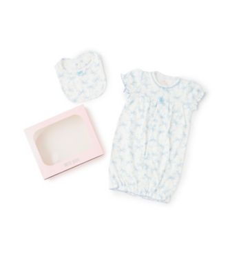 BOX付 リボン柄半袖2wayオール＆スタイセット 6261510