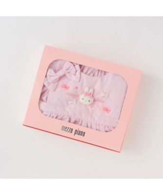 ときめく女の子エプロン&服ロゼット様order 髪飾り♡ BOX付 ウサギマスコット付エプロン＆ヘアバンドセット