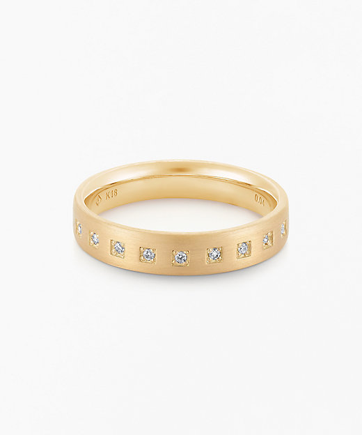  ビジュソフィア K18YGダイヤモンドリング 指輪