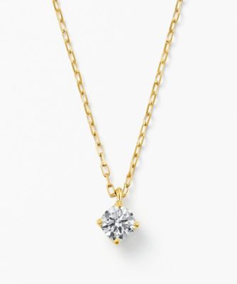 ＜festaria bijou SOPHIA (Women)＞Ｋ１８ＹＧダイヤモンドペンダント　６２７２２－２２１１００２００