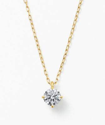 ＜festaria bijou SOPHIA (Women)＞Ｋ１８ＹＧダイヤモンドペンダント　６２７２３－２２１１００３００