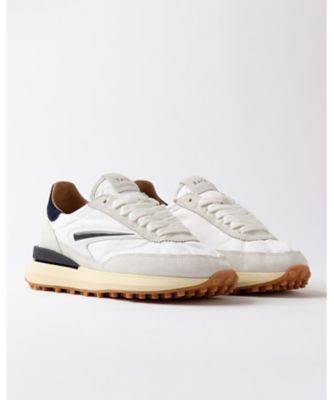 スニーカー ATHLETA NYLON WHITE－BLUE AT