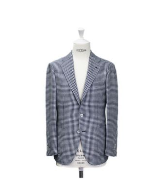4者混 ネイビー千鳥ジャケット RT056S62X | RING JACKET
