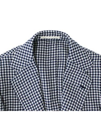 4者混 ネイビー千鳥ジャケット RT056S62X | RING JACKET