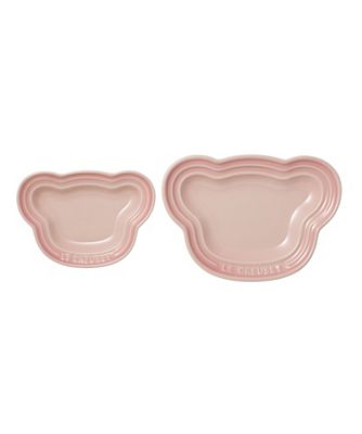 LE CREUSET - ルクルーゼ　プレート&amp;小鉢 ピンク3色セット Amazon｜ル・クルーゼ(Le Creuset) 皿 子ども ベビー・マルチ