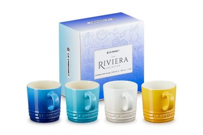 LE CREUSET/ル・クルーゼ 【ル・クルーゼおまとめ】カプチーノマグ　２００ｍｌ　（４個入り）　リビエラコレクション