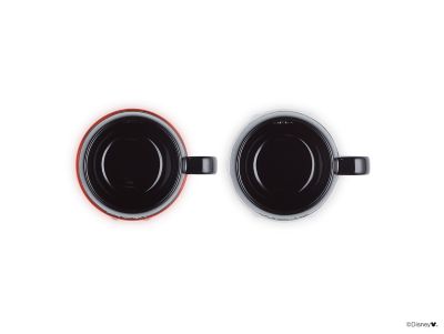 【ル・クルーゼおまとめ】ミッキー＆ミニー／マグ　３８０ｍｌ　（２個入り）