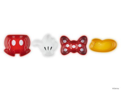 【ル・クルーゼおまとめ】ミッキー＆ミニー／ミニ・ディッシュ（４個入り）