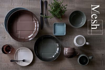 ル・クルーゼおまとめ】メッシュ・ラウンド・プレート （S） 各色