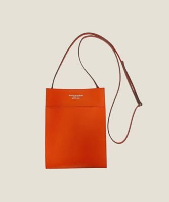 ＜BROOKLYN MUSEUM (Men)＞フレンチカーフ　ボックスサコッシュＬ　６３３０３２